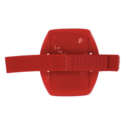 Squids 3386 Arm Band ID/Badge Holder, Vertical, Red, 3.75 x 4.25 Holder, 2.5 x 4 Insert, 10/Pack