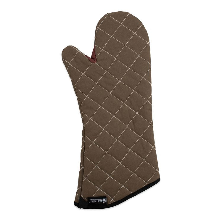 Bestguard Oven Mitt, 17", WebGuard Plus Fabric, Tan, Pair