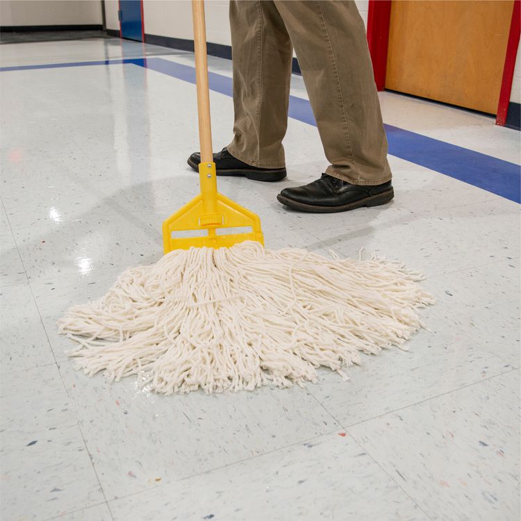 Reinforce Floor Cleaner and Protectant, Lemon Scent, 2 L Bottle, 4/Carton