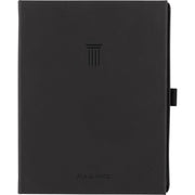 Foundation Undated Weekly/Monthly Planner, 8.5" x 6.75", Black Cover, 12-Month: Undated