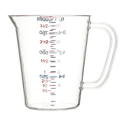 Commercial Measuring Cup, 1 qt, Plastic, Clear