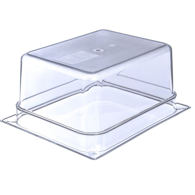 StorPlus Polycarbonate Food Pan, 8.7 qt, 10.38 x 12.75 x 6, Clear, Plastic