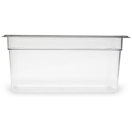 StorPlus Polycarbonate Food Pan, 5.7 qt, 6.88 x 12.75 x 6, Clear, Plastic