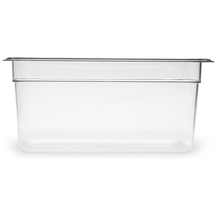 StorPlus Polycarbonate Food Pan, 5.7 qt, 6.88 x 12.75 x 6, Clear, Plastic