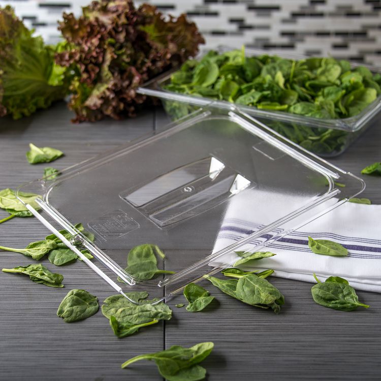 StorPlus Polycarbonate Handled Universal Lid, 10.38 x 12.75 x 0.88, Clear, Plastic