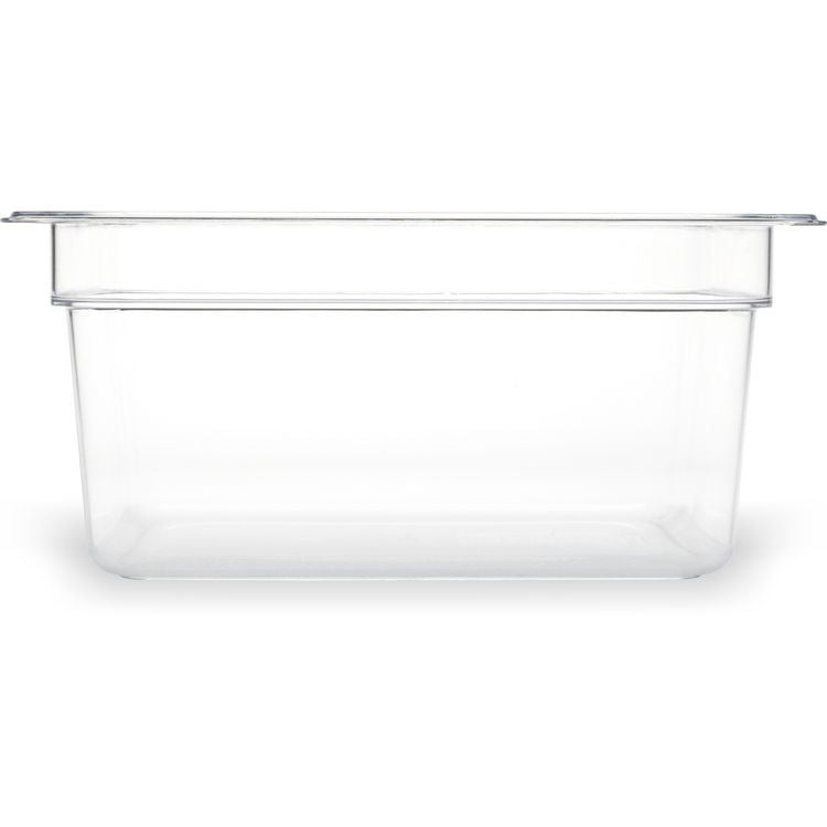 StorPlus Polycarbonate Food Pan, 8.7 qt, 10.38 x 12.75 x 6, Clear, Plastic