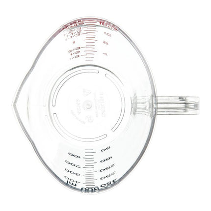 Commercial Measuring Cup, 1 pt, Plastic, Clear