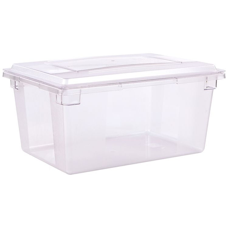 StorPlus Polycarbonate Food Storage Container, 16.6 gal, 18 x 26 x 12, Clear, Plastic