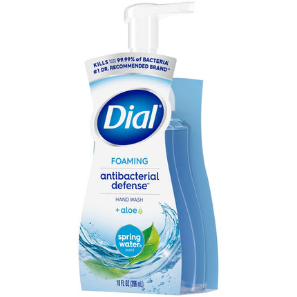 Antibacterial Foaming Hand Wash, Spring Water Scent, 10 oz, 8/Carton