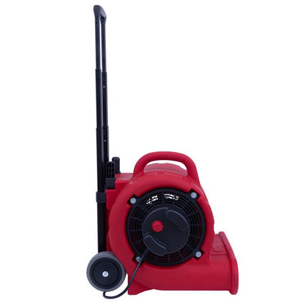 Commercial Three-Speed Air Mover with Built-On Dolly