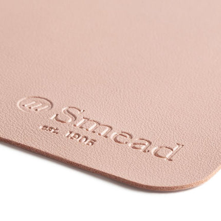 Vegan Leather Desk Pads, 36 x 17, Light Pink