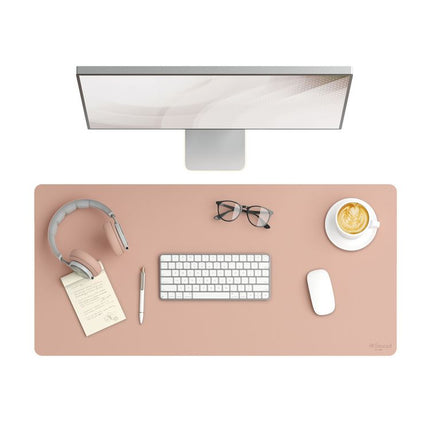Vegan Leather Desk Pads, 36 x 17, Light Pink