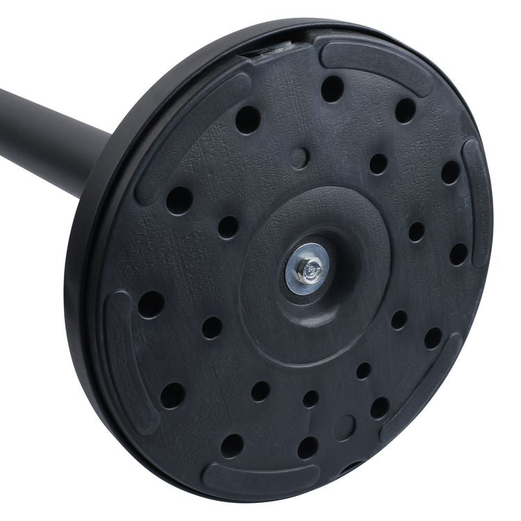 Economy Crowd Control, Assorted Materials, 14" x 35" x 9 ft 6", Black, 2/Carton