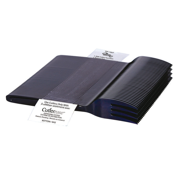 Cutlerease Dispensers, Holds 120 Forks, 2.25 x 11.25 x 24, Gray