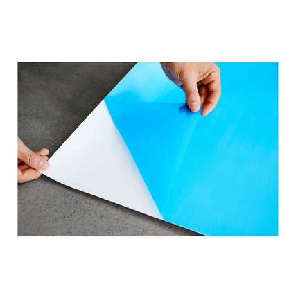 Easy Erase Permanent Marker Whiteboard Surface, Laminate Film, 96" x 48", White