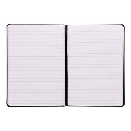 Soft Cover Notebook, College Rule, Black Cover, (96) 8.2 x 5.11 Sheets
