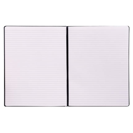 Soft Cover Notebook, College Rule, Black Cover, (96) 11 x 8.5 Sheets