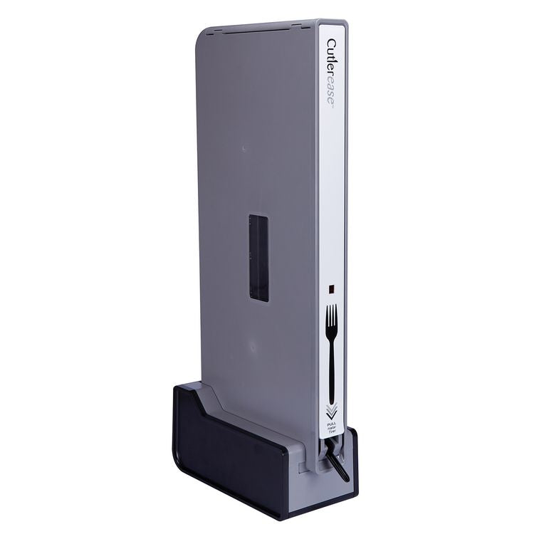 Cutlerease Base, Holds 1 Dispenser, 5.38 x 11 x 5.25, Gray/Black