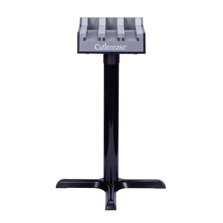 Cutlerease Base, Holds 3 Dispensers, 12.5 x 12.5 x 5.25, Gray/Black