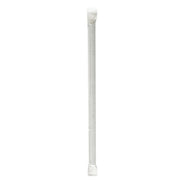 Wrapped Jumbo Paper Straws, 7.75", Paper, Black, 1,280/Carton