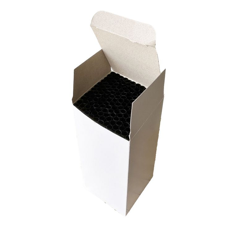 Jumbo Straws, 7.75", Polypropylene, Black, 12,500/Carton