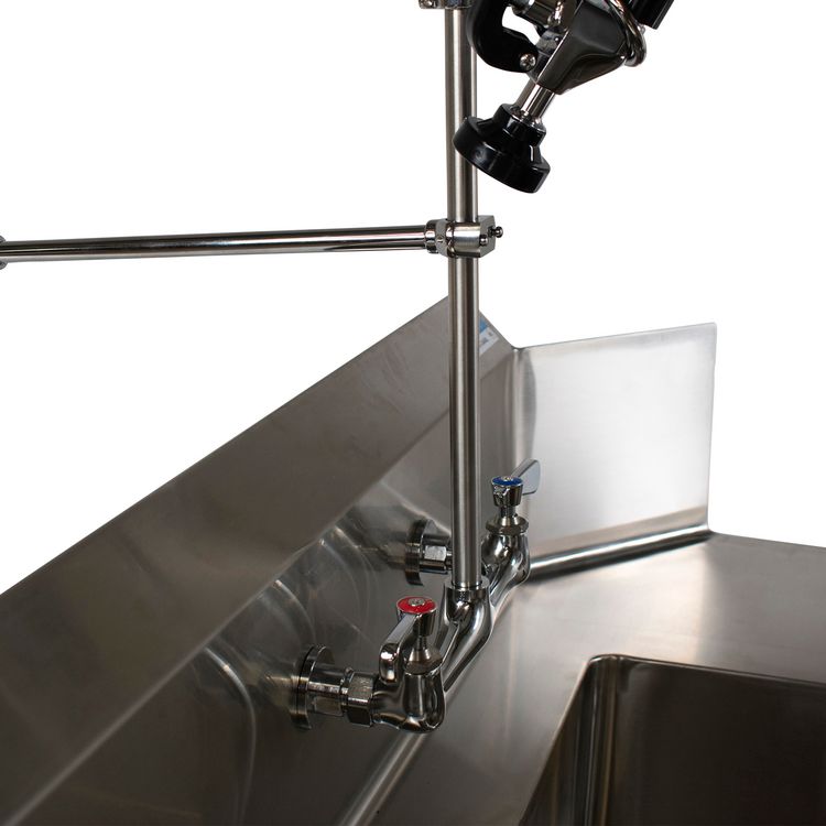 WorkForce Prerinse Add-A-Faucet, 8" Height, Chrome