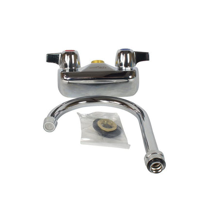 WorkForce Standard Duty Faucet, 9.5" Height/5" Reach, Chrome-Plated Brass