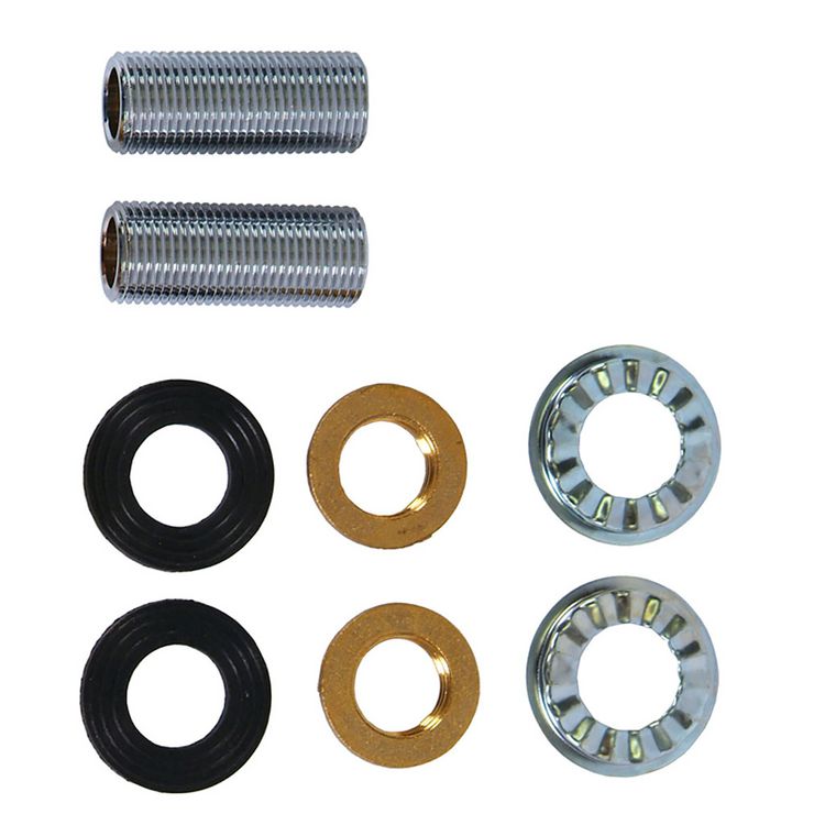 WorkForce Standard Duty Faucet, 4.55" Height/10" Reach, Chrome-Plated Brass