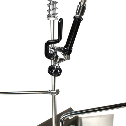 WorkForce Prerinse Add-A-Faucet, 4.62" Height/12" Reach, Chrome