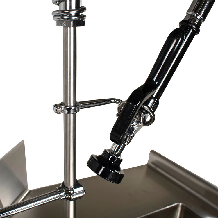 WorkForce Prerinse Add-A-Faucet, 8" Height, Chrome