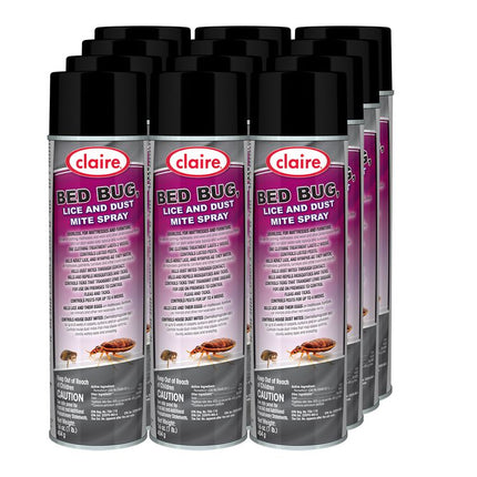 Bed Bug Killer, 16 oz Aerosol Spray, 12/Carton