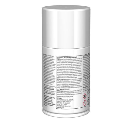 Metered Air Freshener, 7 oz Aerosol Spray, Citrus Blast, 12/Carton