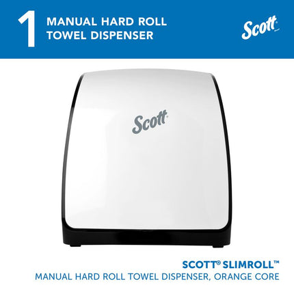 Slimroll Manual Towel Dispenser, 12.65 x 13.02 x 7.18, White
