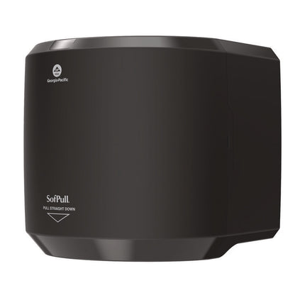 SofPull CenterPull Hand Towel Dispenser, 10.13 x 10.58 x 11.33, Black