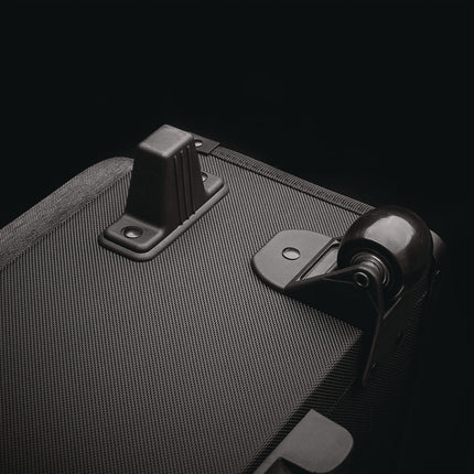 Morgan Recycled Rolling Catalog Case, Fits Devices Up to 17.3", 18.13 x 7.13 x 13.5, Black/Gray
