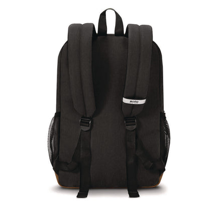 Re:Fresh Machine Washable Backpack, Fits Devices Up to 15.6", 11.4 x 5.25 x 17.5, Dark Gray