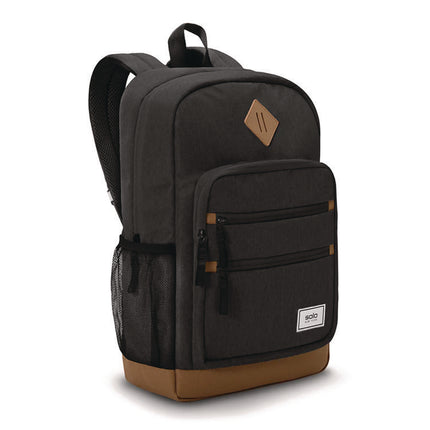 Re:Fresh Machine Washable Backpack, Fits Devices Up to 15.6", 11.4 x 5.25 x 17.5, Dark Gray