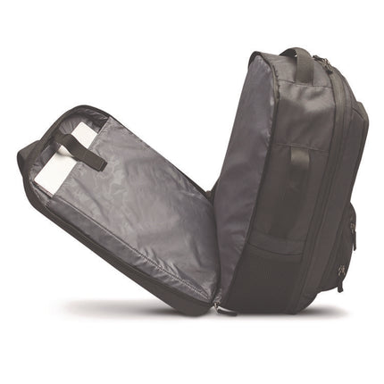 Grand Travel Recycled TSA Backpack, Fits Devices Up to 17.3", 12.25 x 6.5 x 18.63, Dark Gray