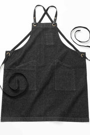 EDWARDS 3 POCKET CROSS-BACK BIB APRON