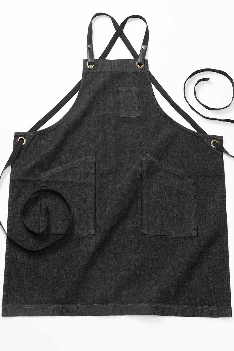 EDWARDS 3 POCKET CROSS-BACK BIB APRON