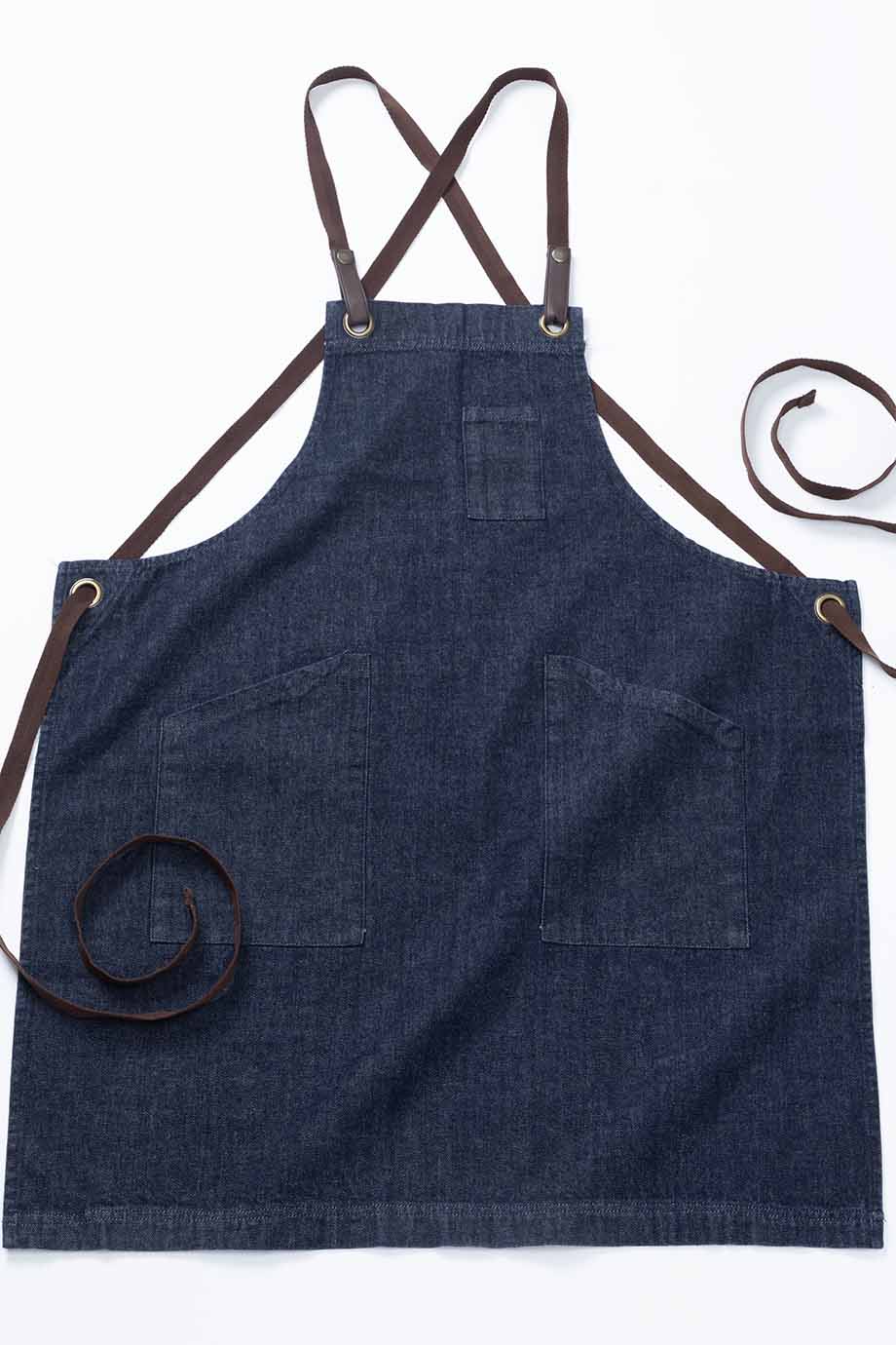EDWARDS 3 POCKET CROSS-BACK BIB APRON