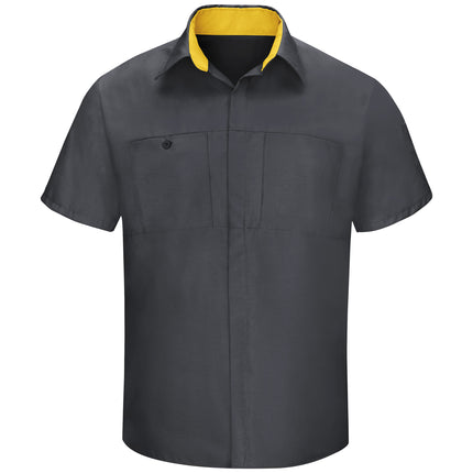 Red Kap® Men's Short Sleeve Performance Plus Shop Shirt With Oilblok Technology / SY42CY