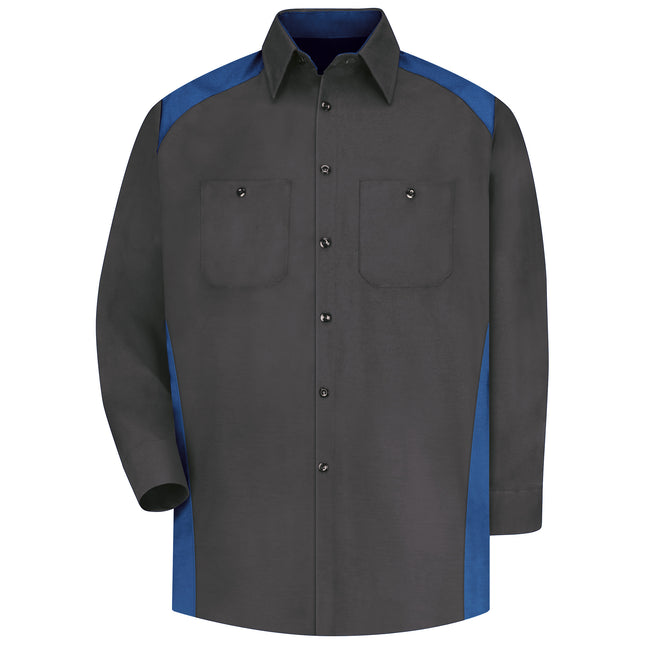 Red Kap® Men's Long Sleeve Motorsports Shirt / SP18CR