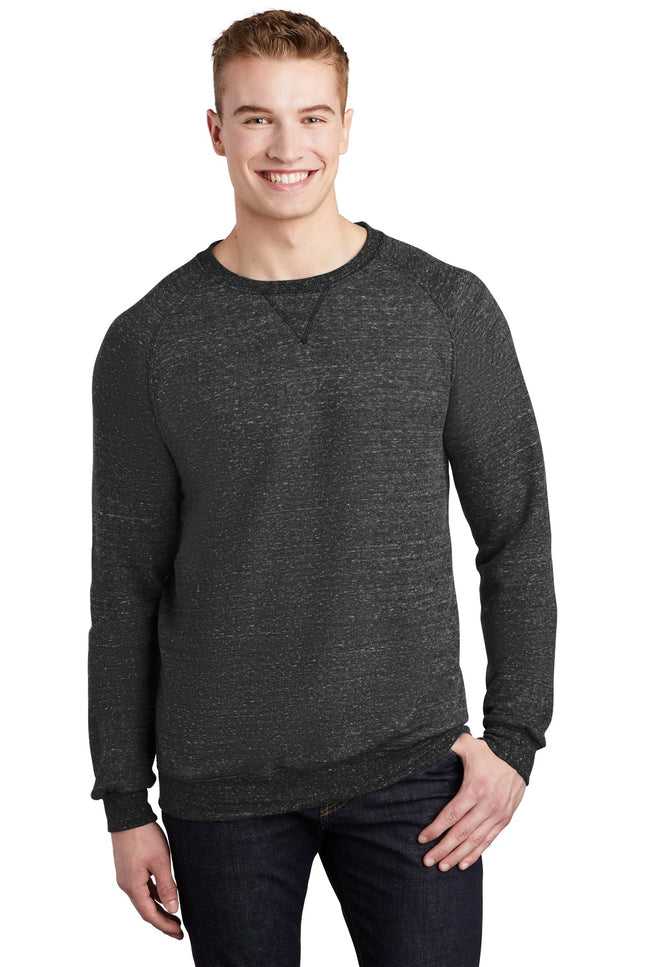 Jerzees  ® Snow Heather French Terry Raglan Crew 91M