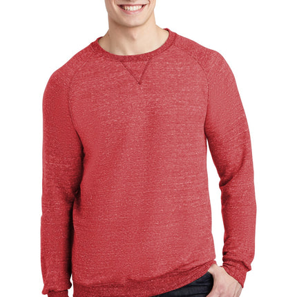 Jerzees  ® Snow Heather French Terry Raglan Crew 91M