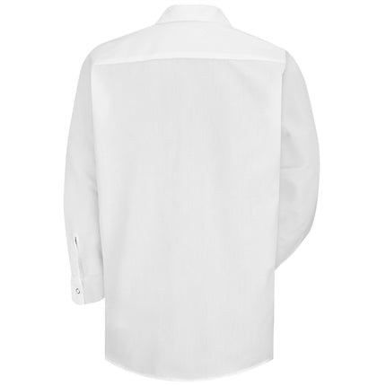 Red Kap® Men's Long Sleeve Specialized Pocketless Polyester Work Shirt / SS16WH