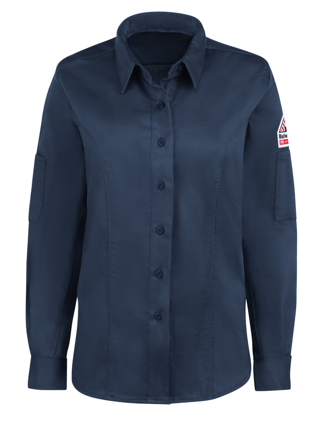 Bulwark® iQ Series Comfort Woven Women's Long Sleeve Shirt / QS33DB