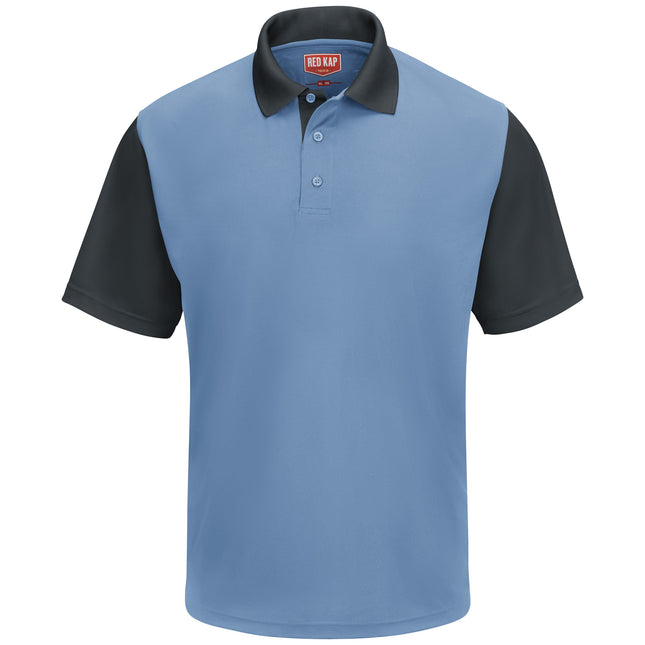 Red Kap® Men's Short Sleeve Performance Knit® Color-Block Polo / SK56MC