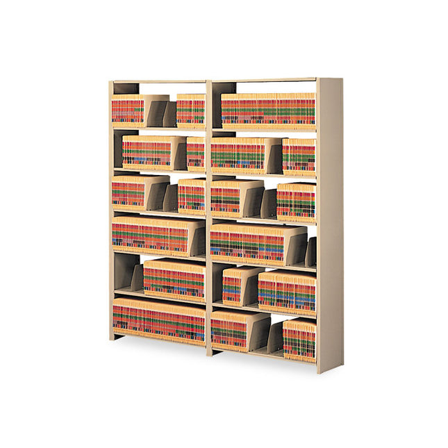 Snap-Together Steel Seven-Shelf Closed Starter Set, 48w X 12d X 88h, Sand