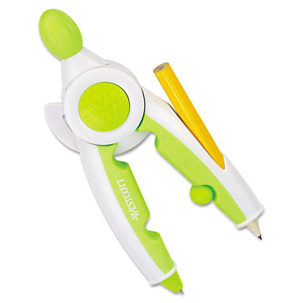 Soft Touch School Compass with Antimicrobial Product Protection, 10", Assorted Colors